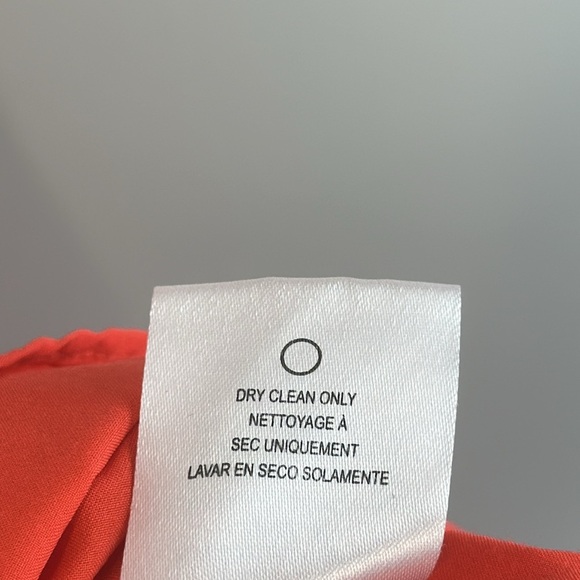 Sacking & Babi Reid Dress Striped Orange Shibori- Anthropologie Size 2 - Picture 9 of 16